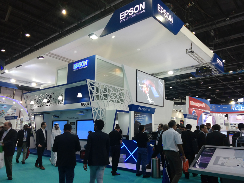 迪拜展台搭建 GITEX EPSON