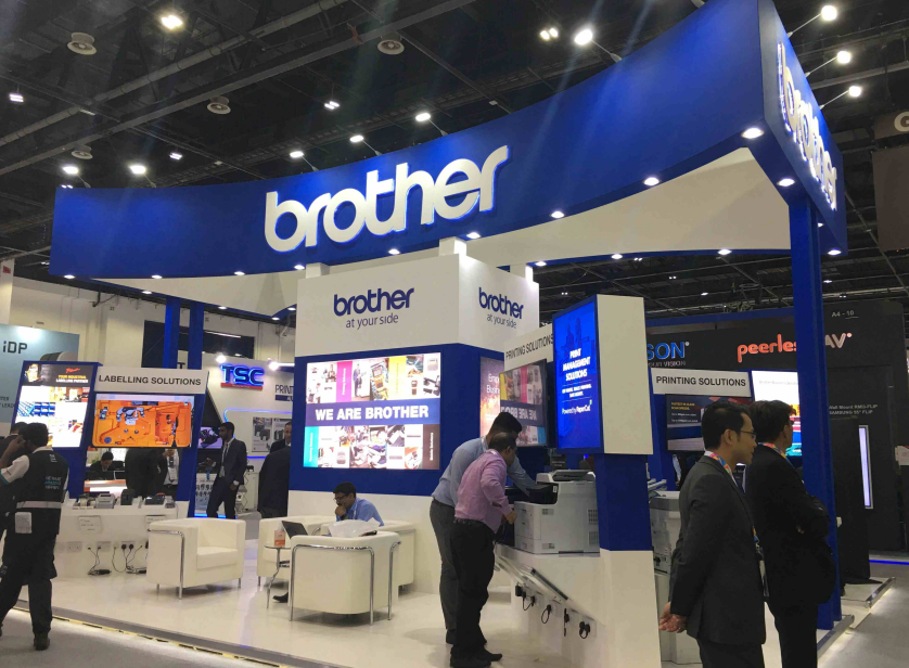 迪拜展会搭建BROTHER