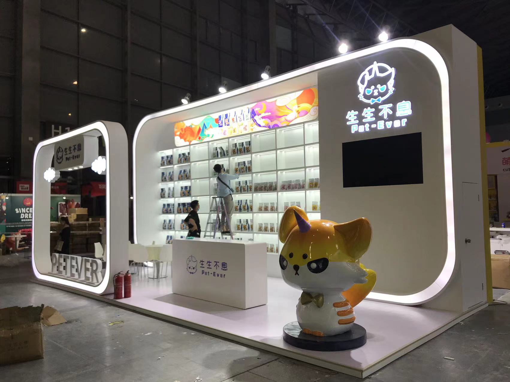 展台搭建常见的五种材质